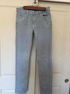 S.M.N. Denim The Finn Tapered Slim Jeans Light Blue Size 33 Made in USA